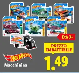 Lidl Hot Wheels Macchinina offerta