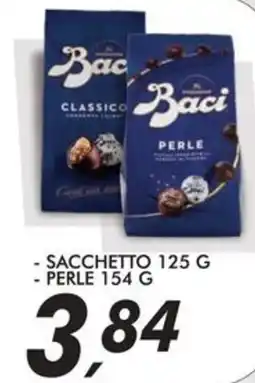 Coop Baci sacchetto e perle offerta