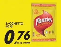 Coop Fonzies sacchetto offerta