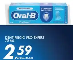Coop Oral-b dentifricio pro expert offerta