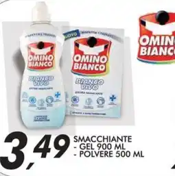 Coop Omino bianco smacchiante gel e polvere offerta