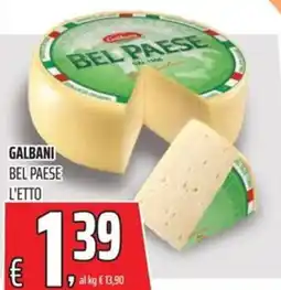 Coop Galbani bel paese offerta
