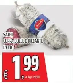 Coop Salpi coppa dolce o piccante offerta