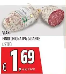 Coop Viani finocchiona ipg gigante offerta