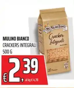 Coop Mulino bianco crackers integrali offerta