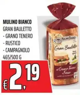 Coop Mulino bianco gran bauletto grano tenero, rustico e campagnolo offerta