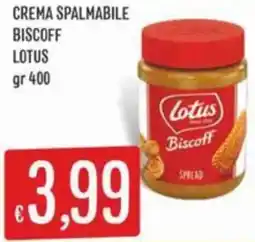 Sisa Crema spalmabile biscoff LOTUS offerta