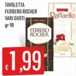 Sisa Tavoletta ferrero rocher offerta