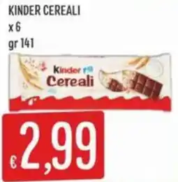 Sisa Kinder cereali offerta