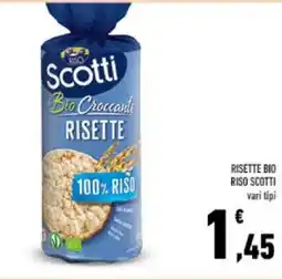 Conad Risette bio riso SCOTTI offerta
