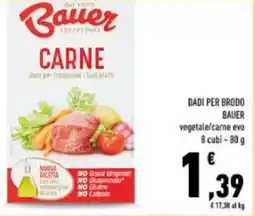 Conad Dadi per brodo BAUER offerta