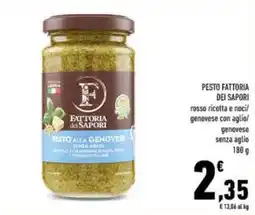 Conad Pesto fattoria DEI SAPORI offerta