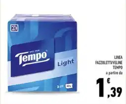 Conad Linea fazzoletti/veline TEMPO offerta