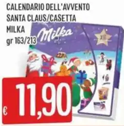 Sisa Calendario dell'avvento santa claus/casetta MILKA offerta