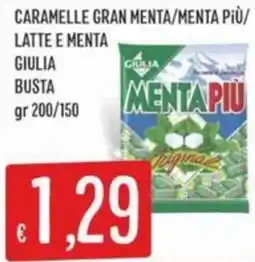 Sisa Caramelle gran menta/menta più/ latte e menta giulia busta offerta