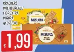 Sisa Crackers multicereali/ fibrextra MISURA offerta