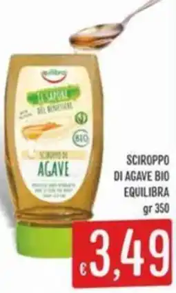 Sisa Sciroppo di agave bio EQUILIBRA offerta