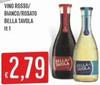 Sisa Vino rosso/ bianco/rosato BELLA TAVOLA offerta