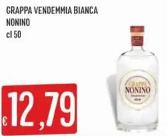 Sisa Grappa vendemmia bianca NONINO offerta