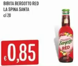 Sisa Bibita bergotto red la spina santa offerta