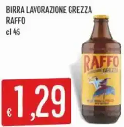 Sisa Birra lavorazione grezza RAFFO offerta