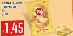 Sisa Patatine classiche trasparente PAI offerta
