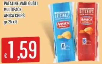Sisa Patatine multipack AMICA CHIPS offerta