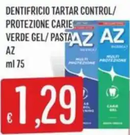 Sisa Dentifricio tartar control/ protezione carie verde gel/pasta az offerta