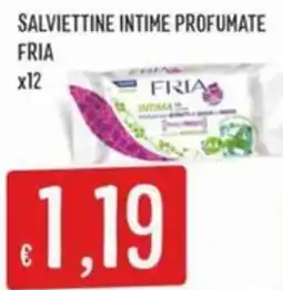 Sisa Salviettine intime profumate FRIA offerta
