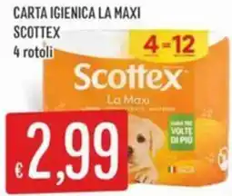 Sisa Carta igienica la maxi SCOTTEX offerta