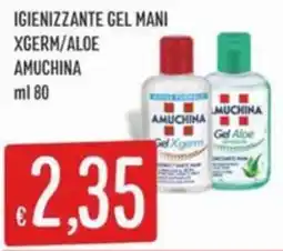 Sisa Igienizzante gel mani xgerm/aloe AMUCHINA offerta