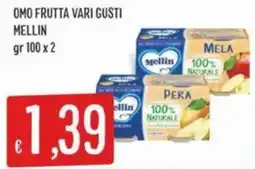 Sisa Omo frutta vari gusti MELLIN offerta