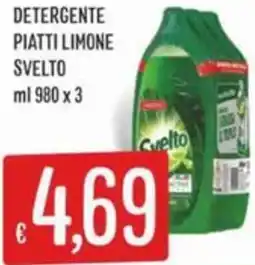 Sisa Detergente piatti limone SVELTO offerta