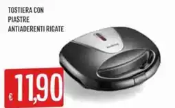 Sisa Tostiera con piastre antiaderenti rigate offerta