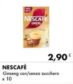 Iper Tosano NESCAFÈ Ginseng con/senza zucchero offerta