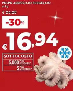 Bennet Polpo arricciato surgelato offerta