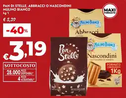 Bennet Pan di stelle, abbracci o nascondini MULINO BIANCO offerta