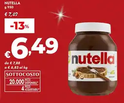 Bennet Nutella offerta