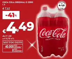 Bennet Coca cola original o zero offerta
