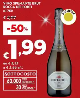 Bennet Vino spumante brut ROCCA DEI FORTI offerta