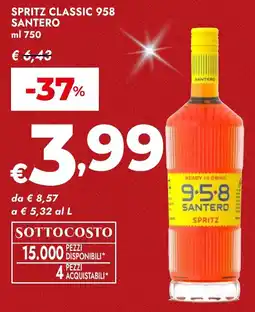 Bennet Spritz classic 958 santero offerta