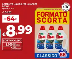 Bennet Detersivo liquido per lavatrice DIXAN offerta