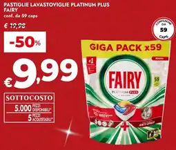 Bennet Pastiglie lavastoviglie platinum plus FAIRY offerta