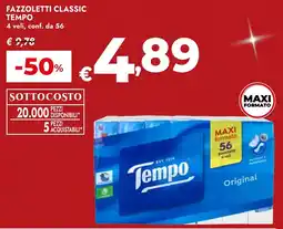 Bennet Fazzoletti classic TEMPO offerta