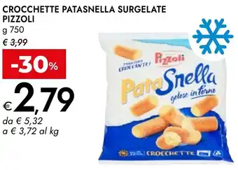 Bennet Crocchette patasnella surgelate PIZZOLI offerta