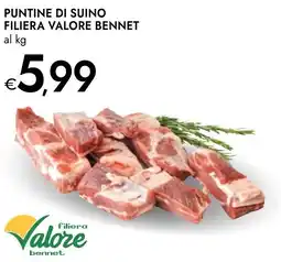 Bennet Puntine di suino filiera valore BENNET offerta