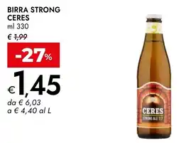 Bennet Birra strong CERES offerta