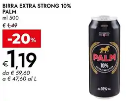 Bennet Birra extra strong 10% PALM offerta