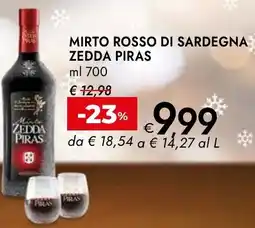 Bennet Mirto rosso di sardegna ZEDDA PIRAS offerta