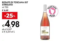 Bennet Rosato di toscana igt STREGATO offerta